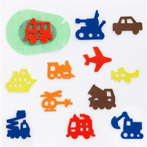 Skumklistermärken - Transporttema
